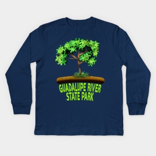 Guadalupe River State Park Kids Long Sleeve T-Shirt